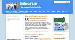 Desktop Screenshot of empleos.org.mx